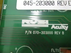 070-203000 Rvsi Acuity Simatic Cimatrix #070-203000 Rev B With Connector Circuit Board Works #3