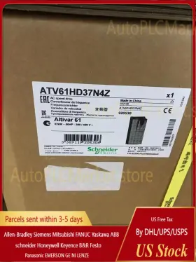 Schneider Atv61hd37n4z 1 Pcs Inverter New In Box Fast Ship Us