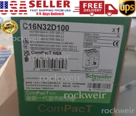 C16n32d100 Schneider Brand New Molded Case Circuit Breaker