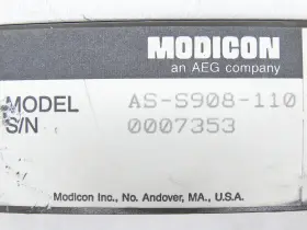 As-s908-110 Schneider Electric Plc Processor #3 As-s908-110 Schneider Electric Plc Processor #3