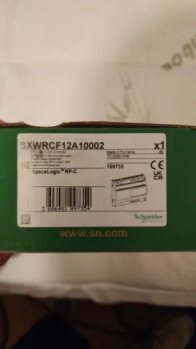 Sxwrcf12a10002 Schneider Spacelogic Rp-c Sxwrcf12a10002 Schneider Spacelogic Rp-c