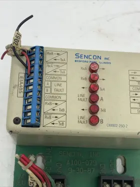 Cim802-25d-2-ts Sencon Cim802-25d-2 Good Used Communication Interface Module See Pics #2