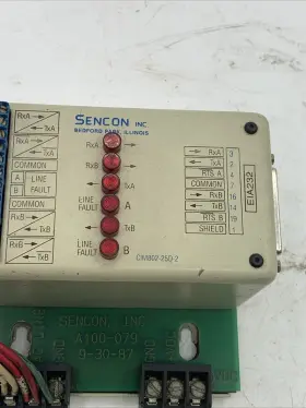 Cim802-25d-2-ts Sencon Cim802-25d-2 Good Used Communication Interface Module See Pics #3