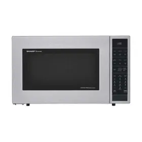Smc1585kw Sharp 1.5 Cf Carousel Countertop Microwave Oven Convection
