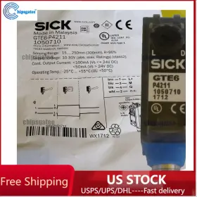 Gte6-p4211 Sick New 1050710 Gte6p4211 Photoelectric Sensors Retroreflective