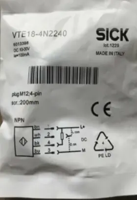 Vte18-4n2240 Sick New In Box Proximity Sensor Switch