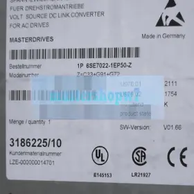 6se7022-1ep50-z Siemens 022-1ep50-z New 6se7 All Option Motion Control 6se7022-1ep50z