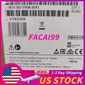 052-1fb08-0ba1 Siemens 6ed1 Brand New Fast Delivery