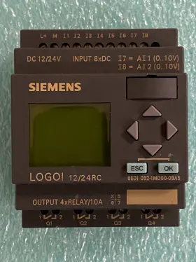 052-1md00-0ba5 Siemens Logo 12/24 Rc 6ed1 Logic Module Controller O454