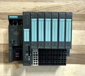 151-1aa06-oabo Siemens Simatic Et 200s Plc With 6 I/o Cards