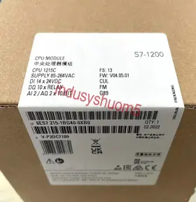 Siemens 215-1bg40-0xb New 6es7 215-1bg40-0xb0 6es7215-1bg40-0xb0 Cpu Module