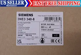 3ne3340-8 Siemens 1pcs New 3ne3 340-8 900a 690v Fuse Quality Assurance