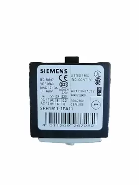 3rh1911-1fa11 Siemens 3rh19111fa11 Auxiliary Contacts Switching Wiring Block 10a/240v #2