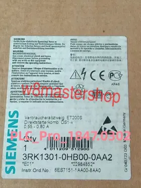 3rk1301-0hb00-0aa2 Siemens 1pcs Brand New Starter Terminal Fast Shipment
