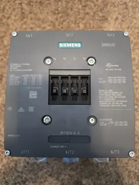 3rt1076-6af36 Siemens O5t2o5y6 Contactor New Without Box Previous Installed Never Ran