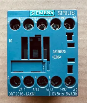 3rt2016-1ak61 Siemens 3 Pole Contactor