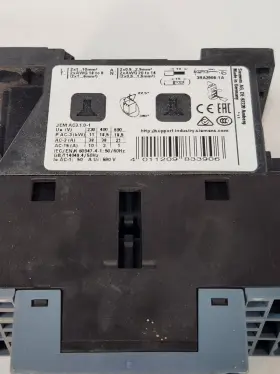 3rt2028-2ak60 Siemens Contactor S0 38a 120vac 1no/1nc Sprg #2