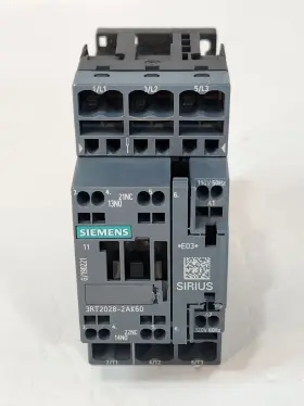 3rt2028-2ak60 Siemens Contactor S0 38a 120vac 1no/1nc Sprg