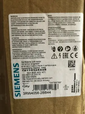 3rw4056-2bb44 Siemens 3rw40562bb44 1pcs New Soft Starter Motor Power Expedit