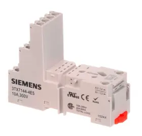 3tx7144-4e5 Siemens 1 Pcs - Relay Socket 14-pin 10 A 300 V New