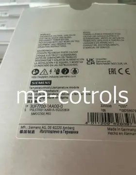 3uf7700-1aa00-0 Siemens New Temperature Module