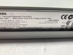 540-865d Siemens Apogee Terminal Equipment Controller Vav Electric Heat #3