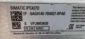 6ag4140-7bm27-0pa0 Siemens Simatic Microbox Pc 3b-30 #2