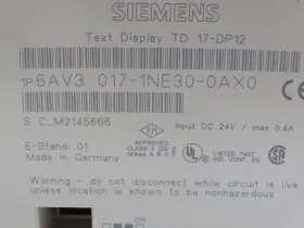 6av3017-1ne30-0ax0 Siemens Hmi #3
