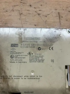 6av6-641-0ba11-0ax0 Siemens 6av6641-0ba11-0ax0 Operator Interface 4.5 Inch Lcd Used #3