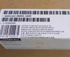 6av6642-0bd01-3ax0 Siemens New Free Shipping In Box Factory Sealed Plc