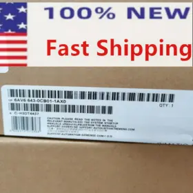 6av6643-0cb01-1ax0 Siemens 1pc New Sealed Touch Panel Hmi6av6 643-0cb01-1ax0