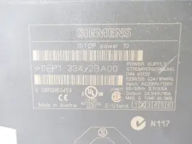 6ep13342ba00 Siemens Power Supply 120/230vac Input 50/60 Hz 24 Vdc Output 10 Amp #3