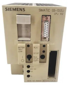 6es51028ma02 Siemens 6es5 102-8ma02 Central Processing Unit Smatic S5-100u