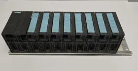 6es7-361-3ca1-0aa0 Siemens Simatic S7-300 Plc Assembly Rack With Modules. See Photos For Part #s