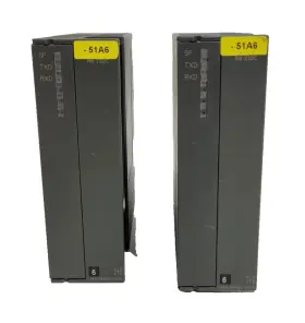 6es7340-1ah02-0ae0 Siemens Lot Of 2- 6es7 340-1ah02-0ae0 Simatic S7 Communication Processor Module