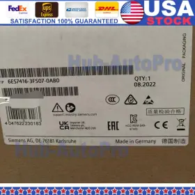 6es7416-3fs07-0ab0 Siemens New 6es7 416-3fs07-0ab0 Simatic S7-400 Cpu416f-3