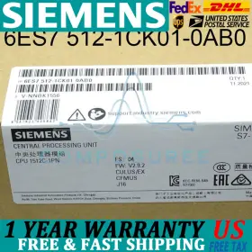 6es7512-1ck01-0ab0 Siemens Newsiemens 6es7 512-1ck01-0ab0 S7-1500 Compact Cpu 1512c-1 Pn