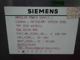 6ev3053-0dc Siemens 6ev30530dc Power Supply Module #2