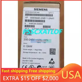 6se6440-2ab11-2aa1 Siemens 1pc Micromaster440 Without Filter 6se6 440-2ab11-2aa1