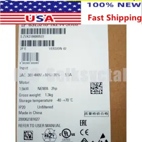 6sl3210-1ke14-3ub2 Siemens New G120c Rated Power 1 5kw 6sl3210-1ke14-3ub2 Siemens New G120c Rated Power 1 5kw