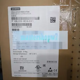 6sl3210-1ke26-0uf1 Siemens 6sl3 210-1ke26-0uf1 New G120c Rated Power 30.0kw