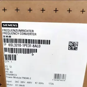 6sl3210-1pe31-8al0 Siemens 6sl3 210-1pe31-8al0 Neu G120 Power Module Pm240-2