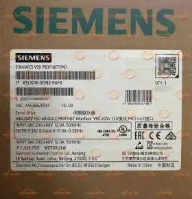 6sl3210-5fb12-0uf0 Siemens 1pc New Servo Driver 6sl3 210-5fb12-0uf0