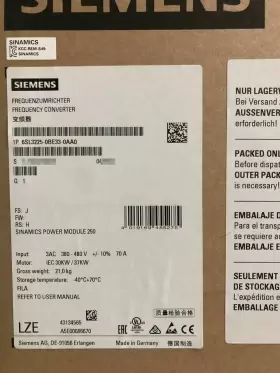 6sl3225-0be33-0aa0 Siemens 1pcs New 6sl32250be330aa0 Power Module Dhl