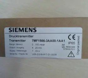 7mf1566-3aa00-1aa1 Siemens 1pc New In Box Transmitter One Year Warranty
