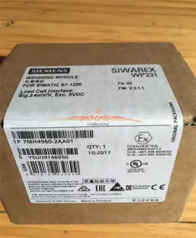 7mh4960-2aa01 Siemens New One Weighing Module 7mh49602aa01