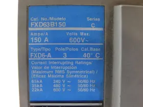 Fxd63b150 Siemens Circuit Breaker #3
