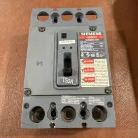 Hqr23b150h Siemens 3 Pole 150 Amp 240v Circuit Breaker 3p 150a Hqr2h