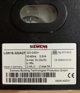 Lgk16.322a27 Siemens One New Controller Lgk16322a27