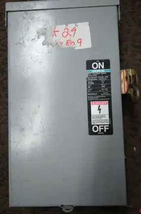 Mros03006211-fr352 Siemens Fr352 Series C Type 3r Enclosure Used